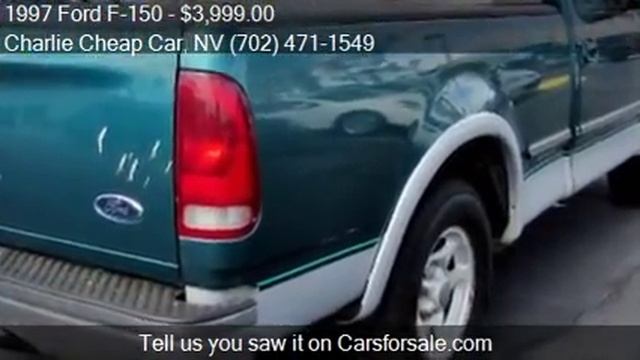 1997 Ford F-150 for sale in Las Vegas, NV 89146 at the Charl смотреть онлайн