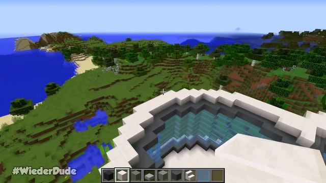 Minecraft: How to Build a Modern Beach House Tutorial смотреть онлайн
