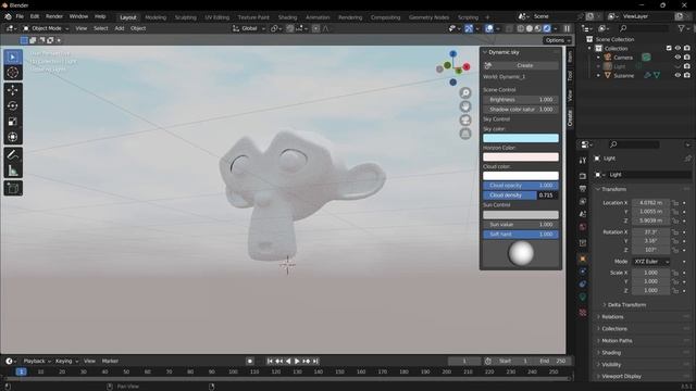 Blender's DYNAMIC SKY Addon: HDR-FREE Environment Creation смотреть онлайн