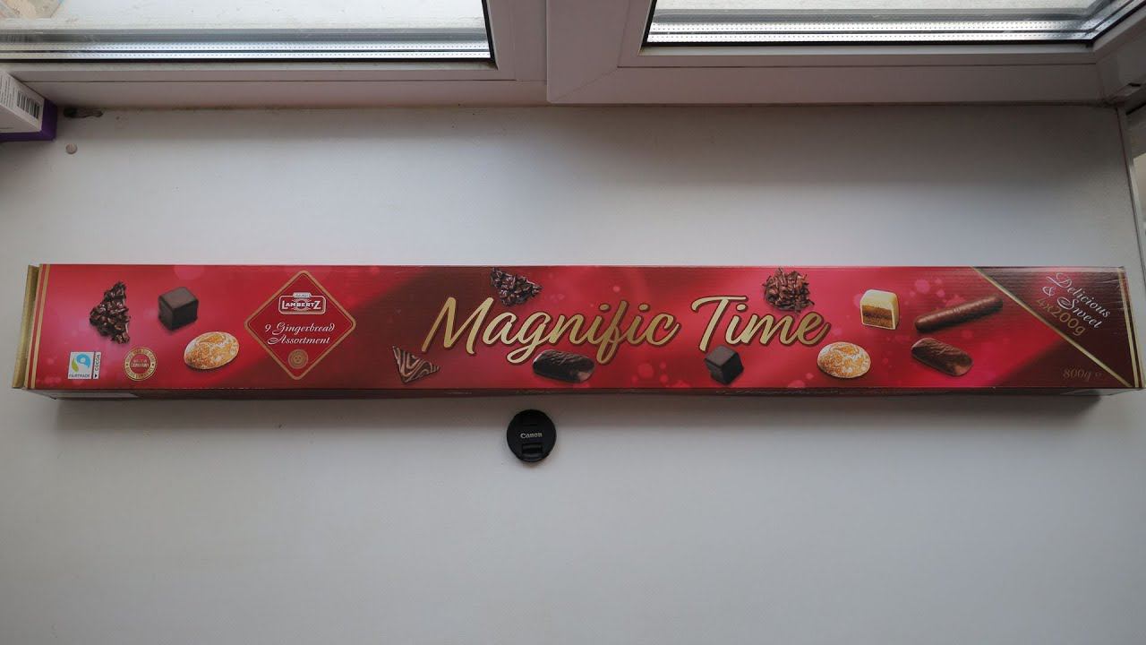 Распаковка большой коробки пряников Lambertz Magnific Time смотреть онлайн