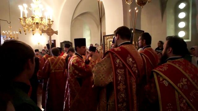 Приезд Патриарха Московского и всея Руси Кирилла в Свято-Георгиевский монастырь "Святые кустики" смотреть онлайн
