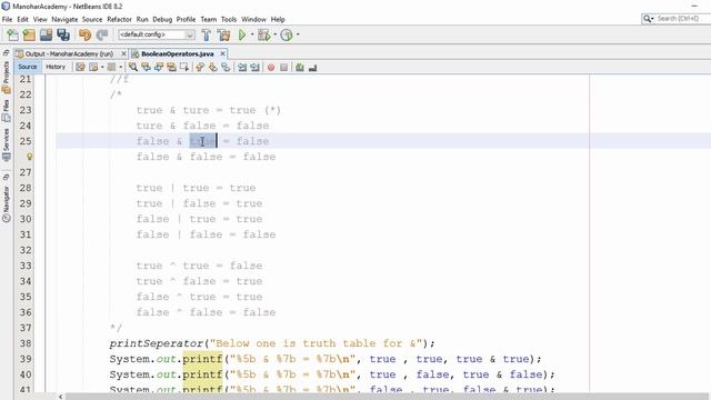 Java Binary Operators (manohar academy) смотреть онлайн