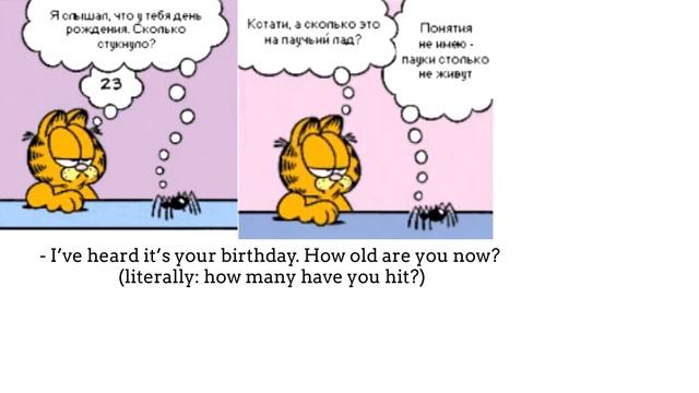 LEARN RUSSIAN WITH COMICS: Garfield I ГАРФИЛЬД - 3