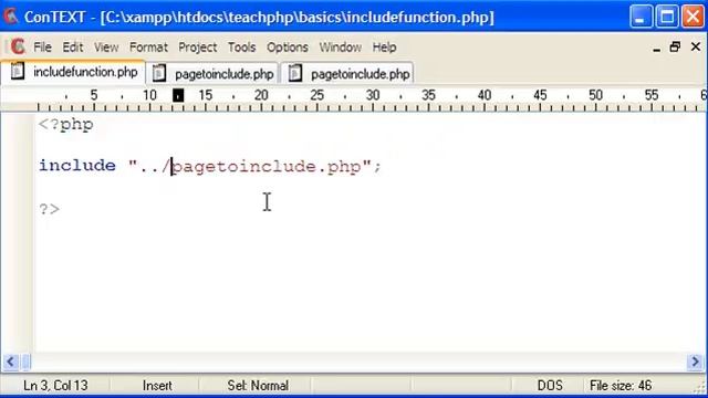 PHP Basics: Include Function смотреть онлайн