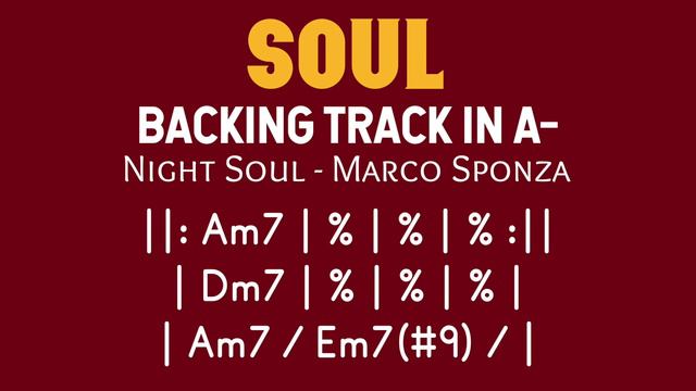 Night Soul (Am Backing Track) - Marco Sponza смотреть онлайн