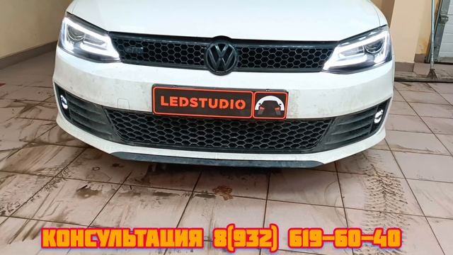 Pro Tuning фар и модернизацию для Volkswagen Jetta от Ledstudio смотреть онлайн