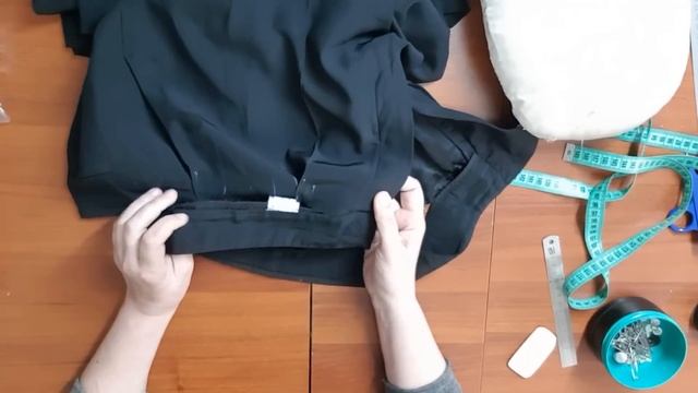 Увеличиваем пояс на брюках на 12 см без вставок. Когда и как это можно сделать. смотреть онлайн