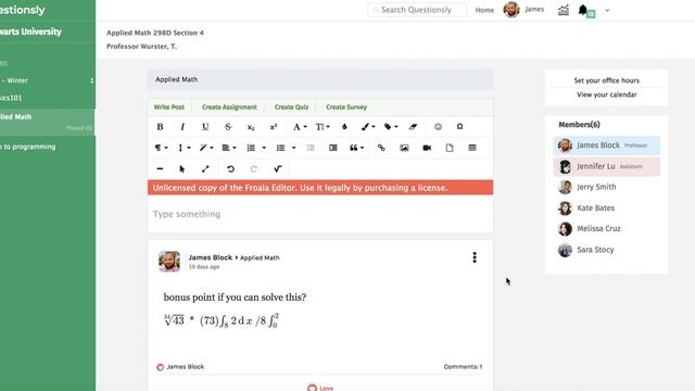 Questionsly: Easily write math equations смотреть онлайн