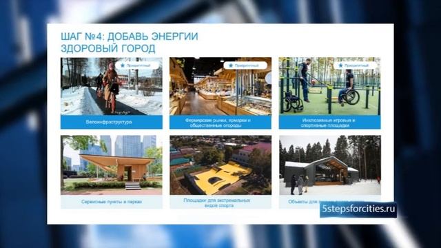 Проект "Пять шагов для городов" смотреть онлайн