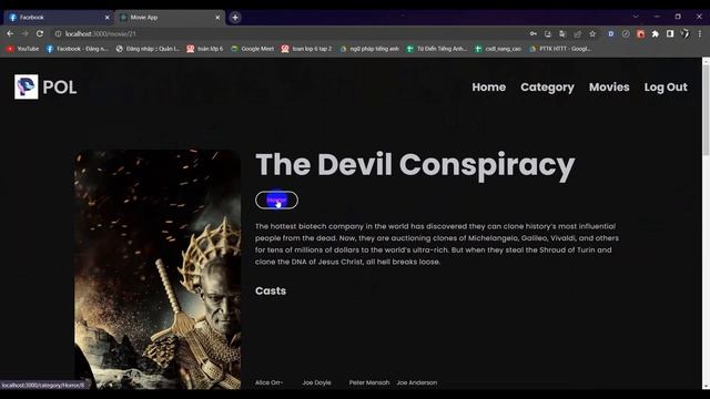 Demo web phim viết bằng react js + spring boot(mysql), coi được cả phim nhé смотреть онлайн