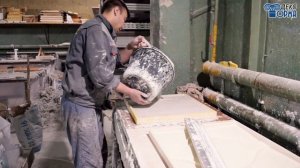 Изготовление 3д панели из гипса. 3д панели своими рук Заливка гипса в формы под плитку.