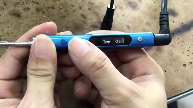 SQ-001 Mini Soldering Iron Temperature Unit Conversion смотреть онлайн