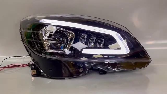 led headlights Mercedes-Benz W204 (2007-2011) @topmanshopworld смотреть онлайн