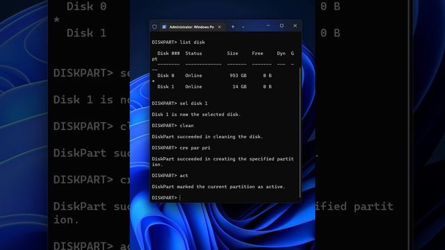 How to make a bootable USB drive for FREE using diskpart in Windows #windows смотреть онлайн