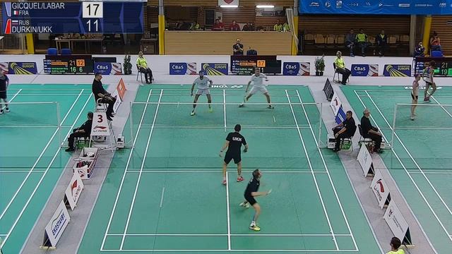 Gicquel / Labar vs Durkin / Ukk (MD, QF) - LI-NING Czech Open 2018 смотреть онлайн
