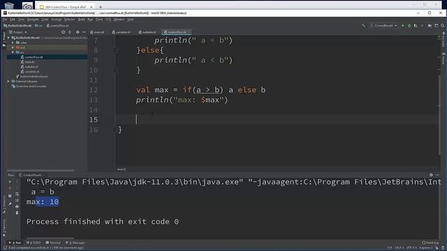Kotlin 004 Control Flow (If, When) смотреть онлайн