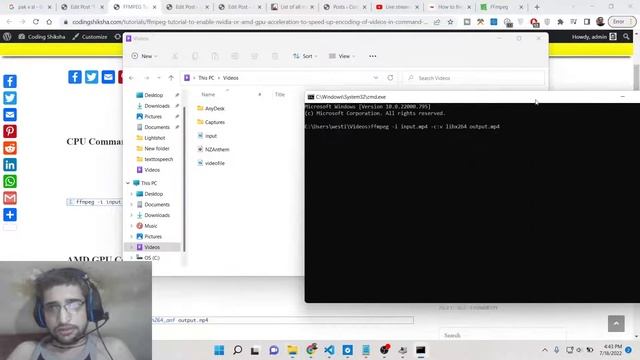 FFMPEG Tutorial to Enable NVIDIA or AMD GPU Acceleration to Speed Up Encoding of Videos in Terminal смотреть онлайн
