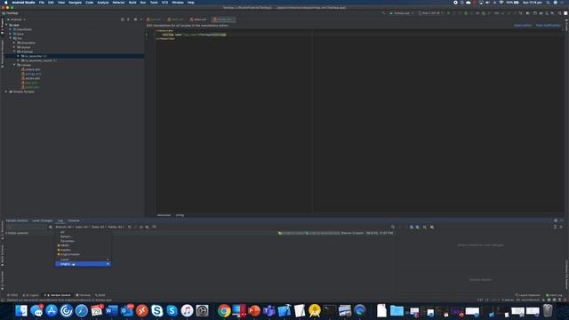 Tutorial - Android Studio - Commiting changes, Branch management and Version control overview смотреть онлайн