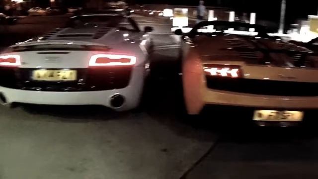 SUPERCAR CONVOY + REV BATTLE!!! FERRARI CALIFORNIA,FERRARI 458 SPYDER, 2X GALLARDO PERFORMANTE SPYD смотреть онлайн