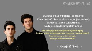 RAUF & FAIK - LUV (LOVE) Lyrics Indonesian Translite | MUSIK MYHEALING
