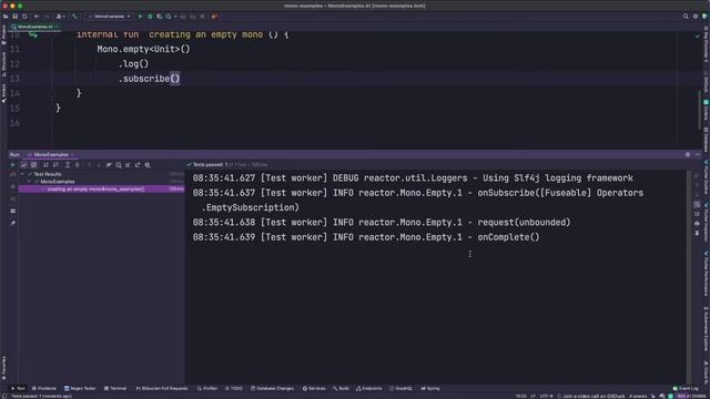 Getting Started with Reactive Programming using Project Reactor: Kotlin Mono Examples смотреть онлайн