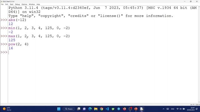 "Salom Python" matematik funksiyalar. смотреть онлайн