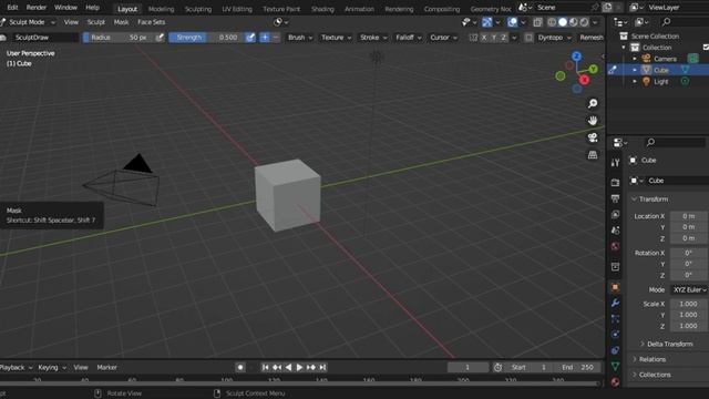 Blender. Сочетание клавиш. Часть 8. смотреть онлайн