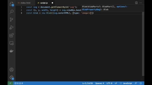 SVG export in javascript смотреть онлайн