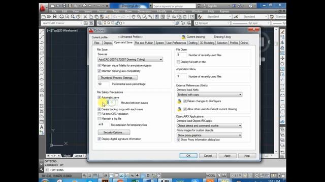 How to Autosave Autocad file смотреть онлайн