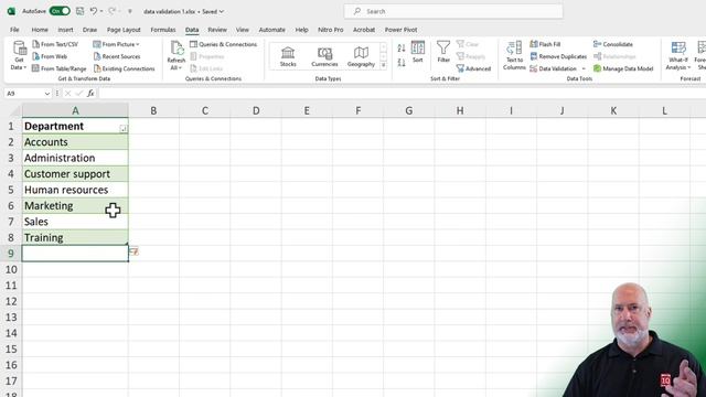 Excel - Data Validation with the INDIRECT Function - Excel Advanced смотреть онлайн