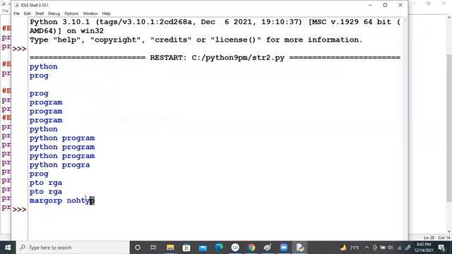 PYTHON tutorials || Demo - 5 || by Mr. Vijay Sunder Sagar On 14-12-2021 @8PM IST смотреть онлайн