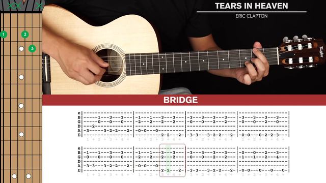 Tears In Heaven Guitar Cover Eric Clapton 🎸|Tabs + Chords| смотреть онлайн