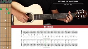 Tears In Heaven Guitar Cover Eric Clapton 🎸|Tabs + Chords|