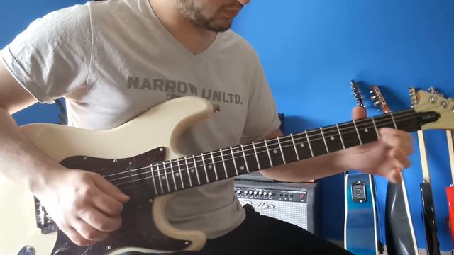 Soulful melodic guitar solo - Epiphone Stratocaster смотреть онлайн