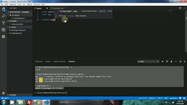 Nodejs tutorial in hindi - what is expressjs? How to install expressjs using npm - Part 08 смотреть онлайн