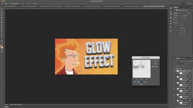 Easy Glow Effect in Photoshop смотреть онлайн