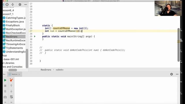 45 3 Error в Java смотреть онлайн