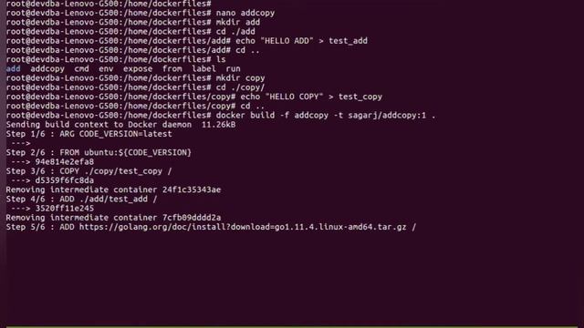 Dockerfile - ADD, COPY, ENTRYPOINT & WORKDIR | Lab Session | Docker Essentials |#10 смотреть онлайн