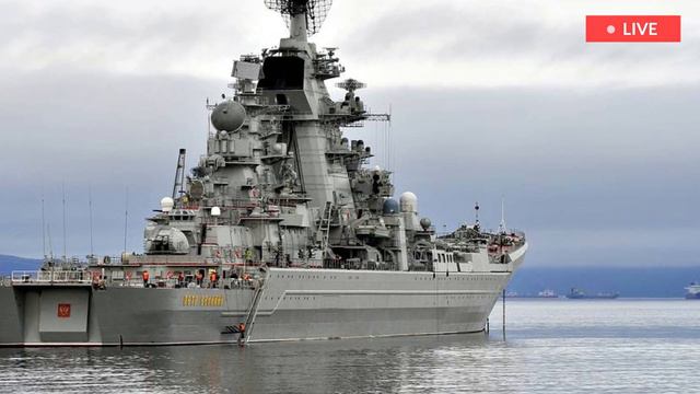 Russian nuclear-powered missile cruiser Pyotr Veliky spotted in NATO exercise area смотреть онлайн