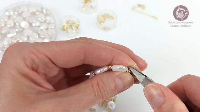 Мастер - класс "Колье, браслет и серьги из жемчуга" смотреть онлайн