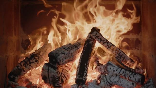 Cozy Crackling Fireplace 4K ? Relaxing Fireplace With Burning Fire Sounds 3 Hours ? Fireplace ASMR