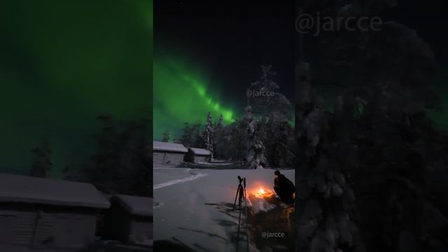 Spectacular Northernlights in Ranua, Lapland, Finland смотреть онлайн