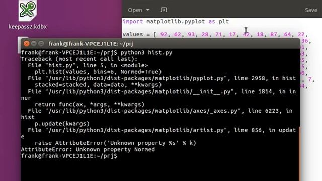 Python histogram смотреть онлайн