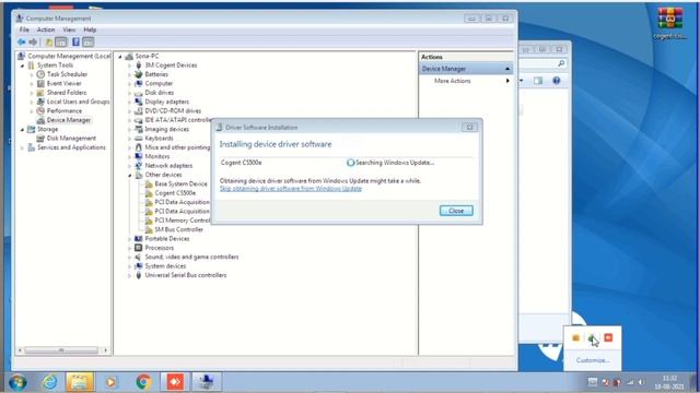 How to install Cogent CS500e CS202 e || Biometric irus Device Driver Full Installation in aadhar смотреть онлайн