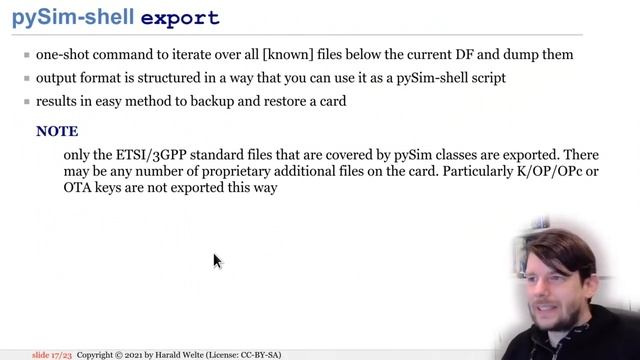 OsmoDevCall - pySim-shell - next generation SIM configuration tool смотреть онлайн