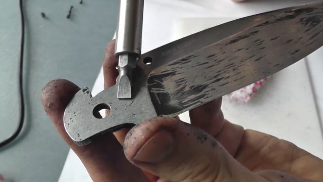 Нож Cold Steel Recon 1 Tri-Ad Lock разборка + тюнинг смотреть онлайн