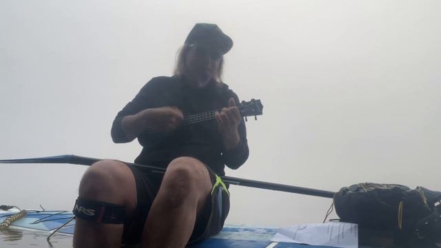 Volcano Jimmy Buffett Kala Waterman Ukulele on my Paddleboard on Paradox Lake Adirondacks New York смотреть онлайн