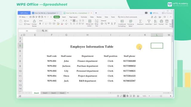 [WPS Academy] 1.3.4 Excel: How can we add and set borders for cells смотреть онлайн