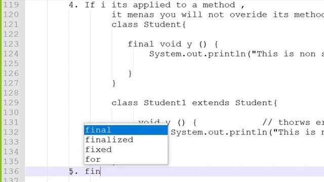 Day 13 : Java Final Finally finalized смотреть онлайн
