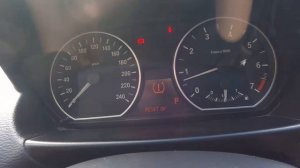 Сброс ошибки давления в шинах BMW E87
